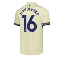 Everton Vitaliy Mykolenko #16 Koszulka Wyjazdowa 2025-26 Krótki Rękaw